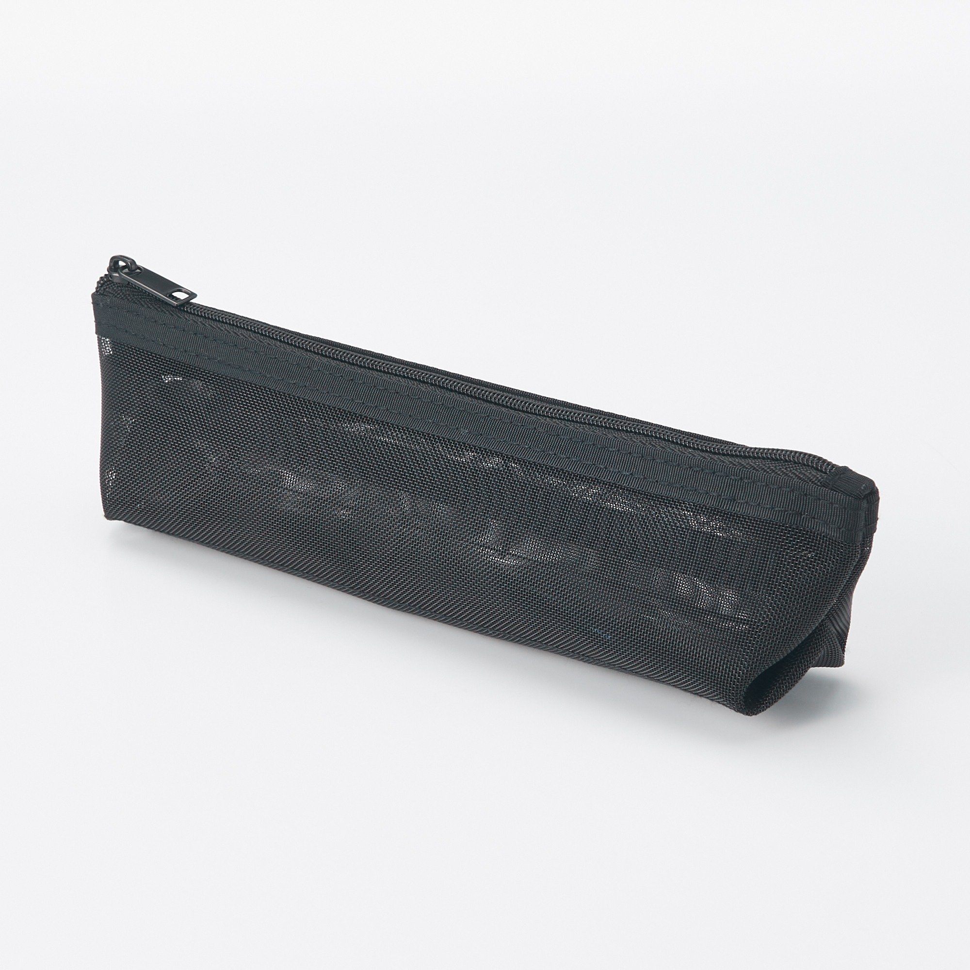 NYLON MESH PEN CASE WITH GUSSET
