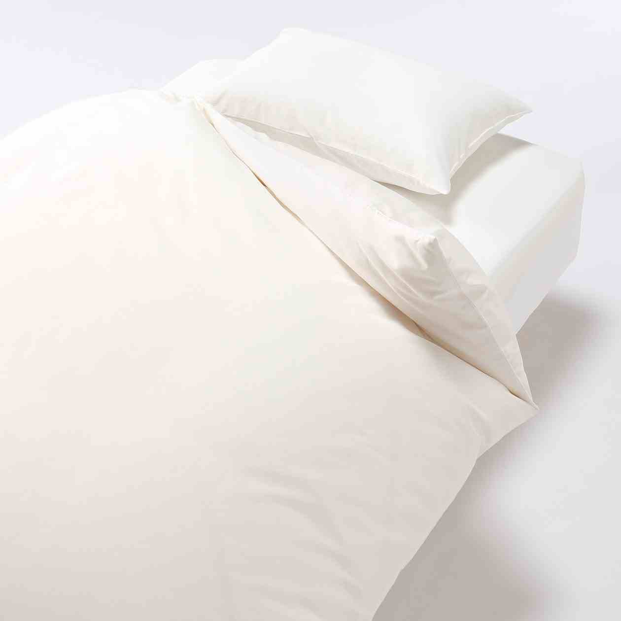 MUJI | COTTON H.DENSITY FITTED SHEET S