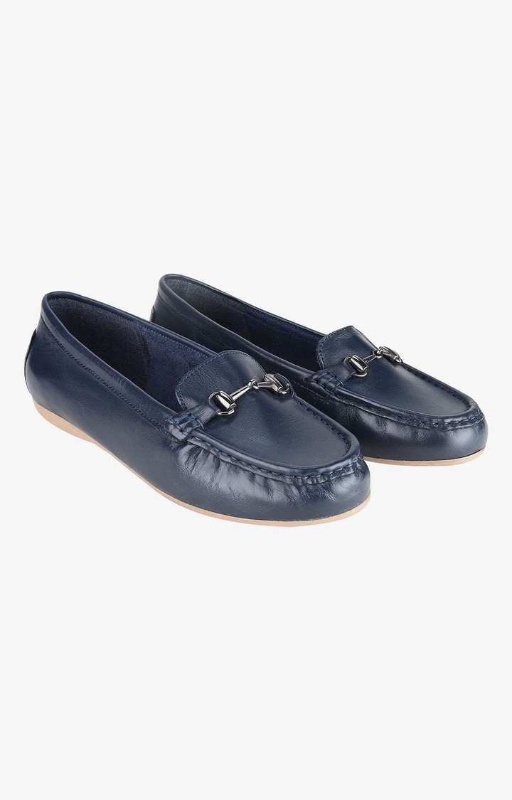 Sm-1312 Blue Closed Flats & Ballerinas
