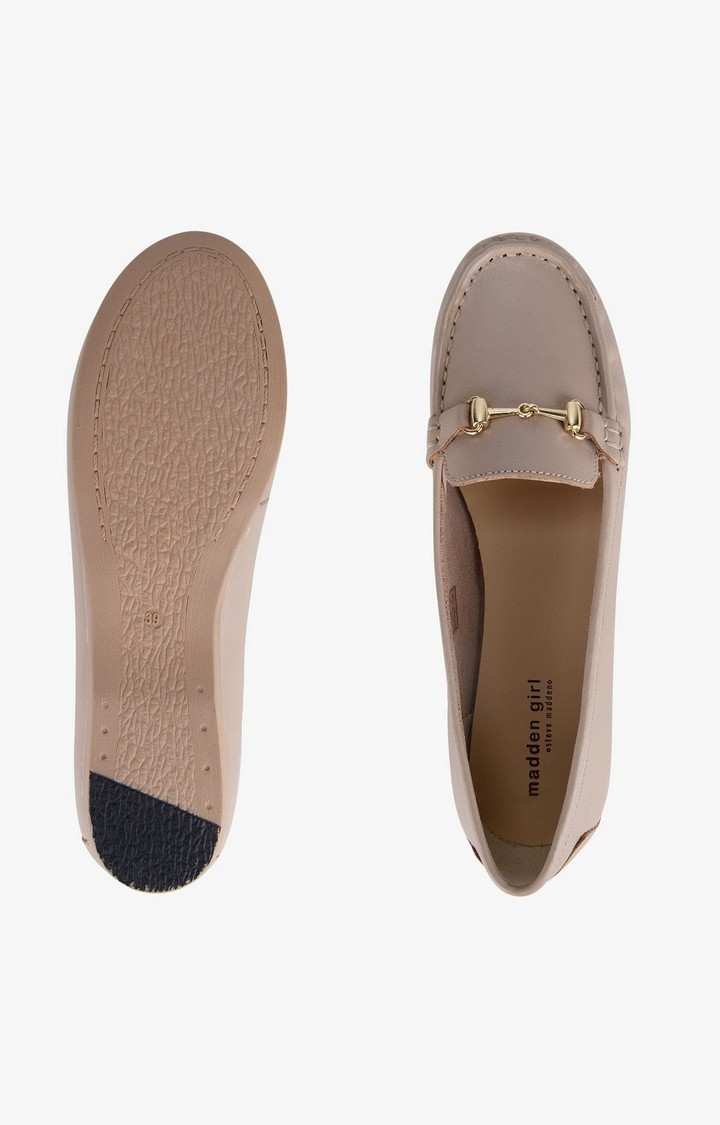 Sm-1312 Beige Closed Flats & Ballerinas