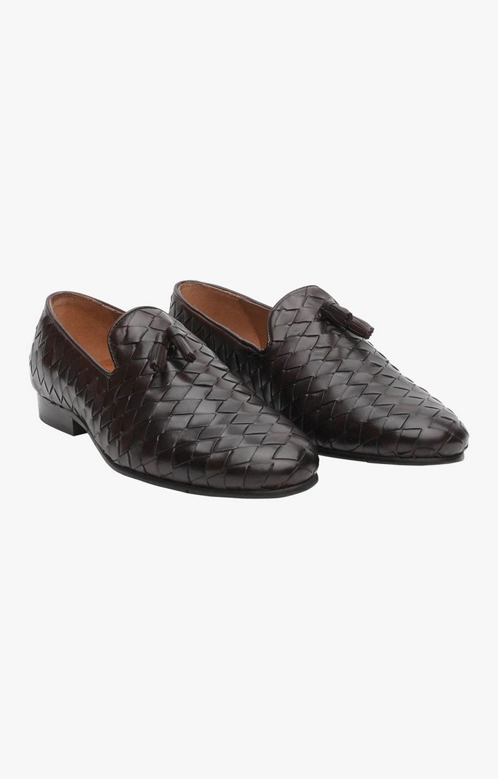 Sm-1327 Brown Driver Loafers