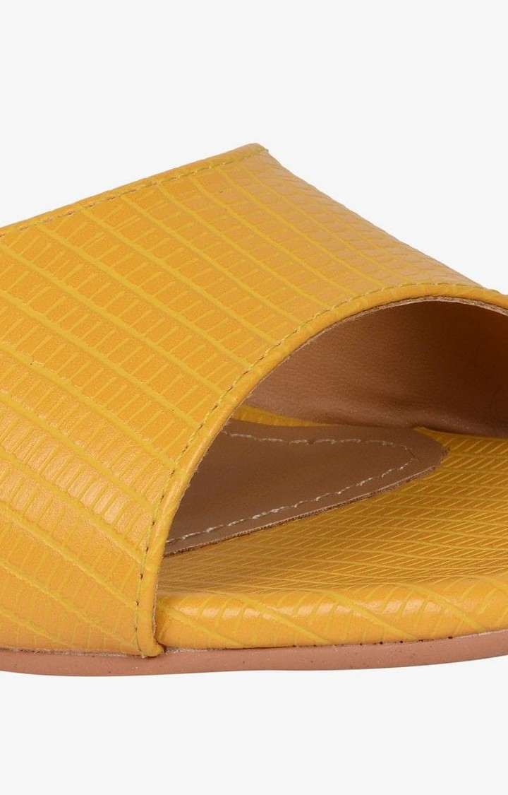 Sm-1344 Yellow Heel Sandals