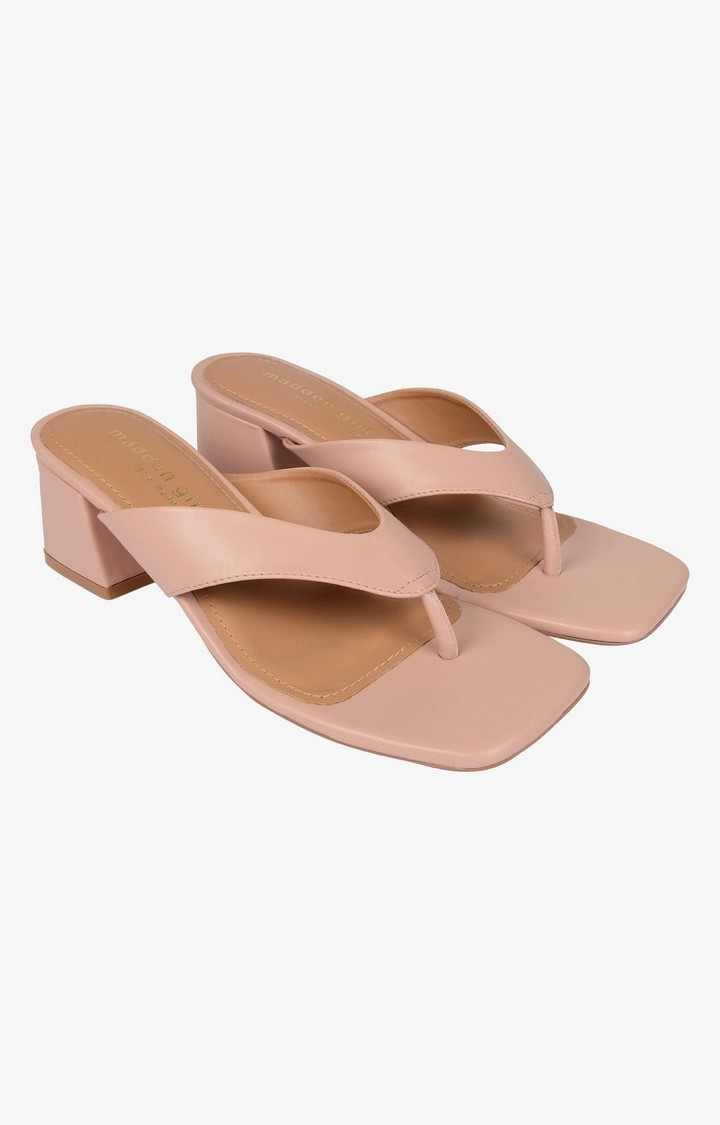 Sm-1347 Natural Heel Sandals