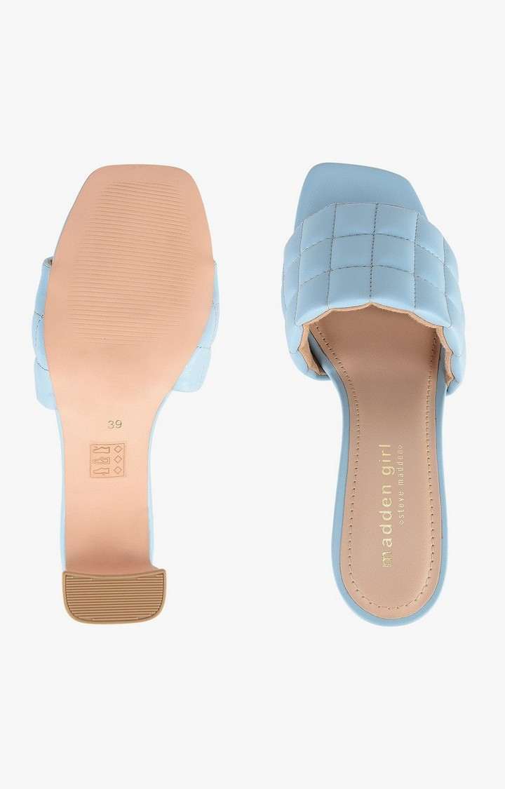 Sm-1348 Blue Heel Sandals