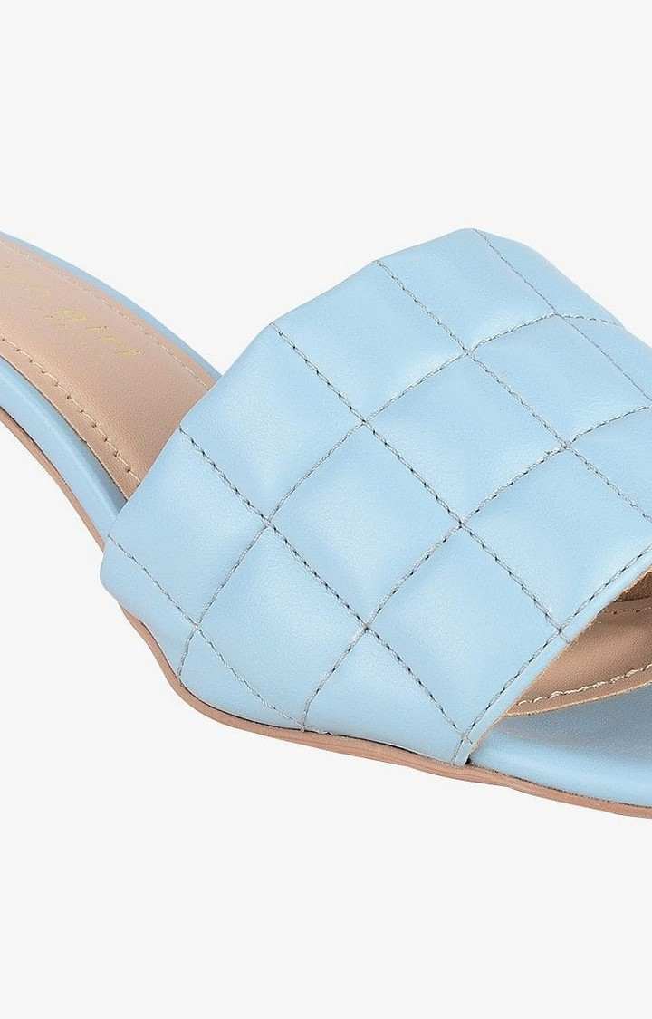 Sm-1348 Blue Heel Sandals