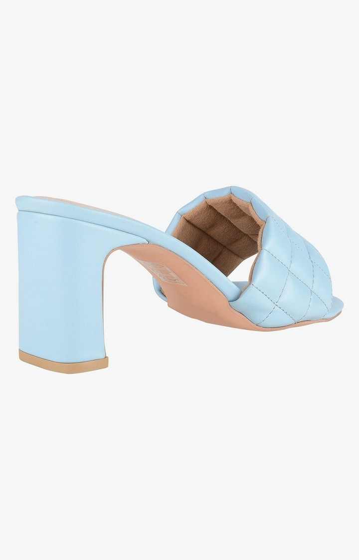 Sm-1348 Blue Heel Sandals