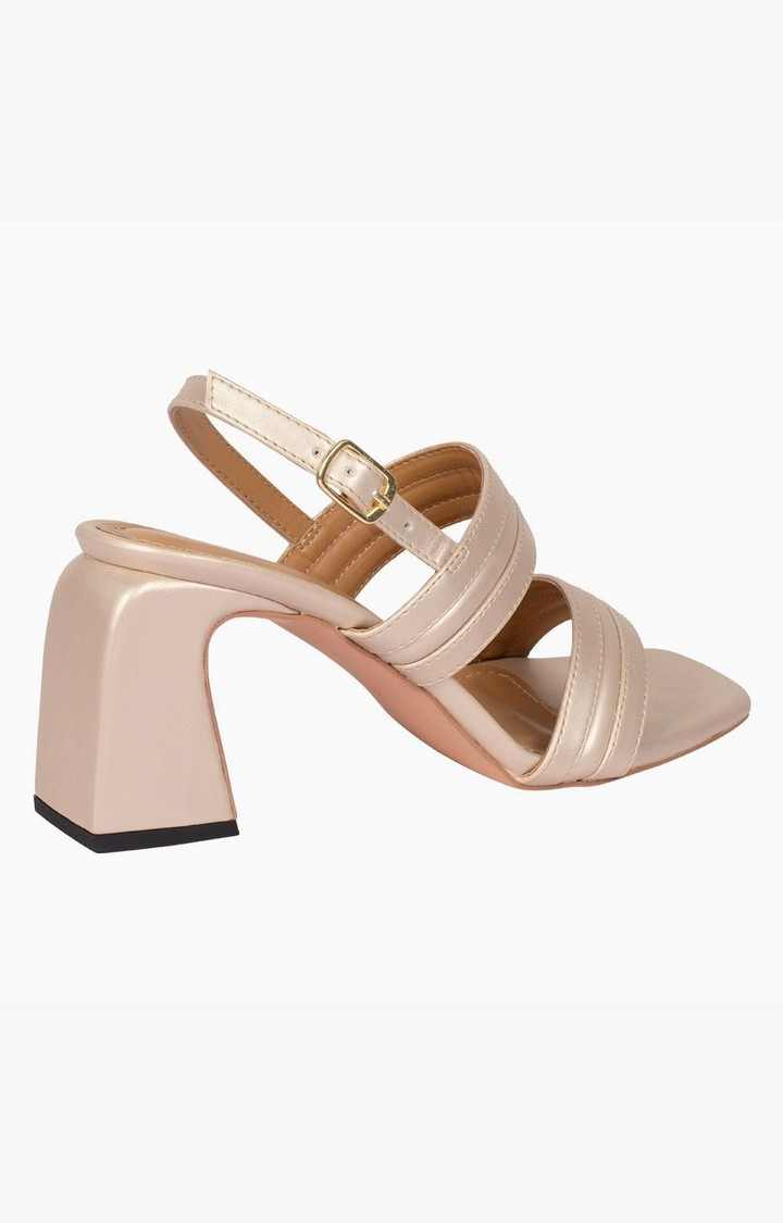 Sm-1349 Gold Heel Sandals