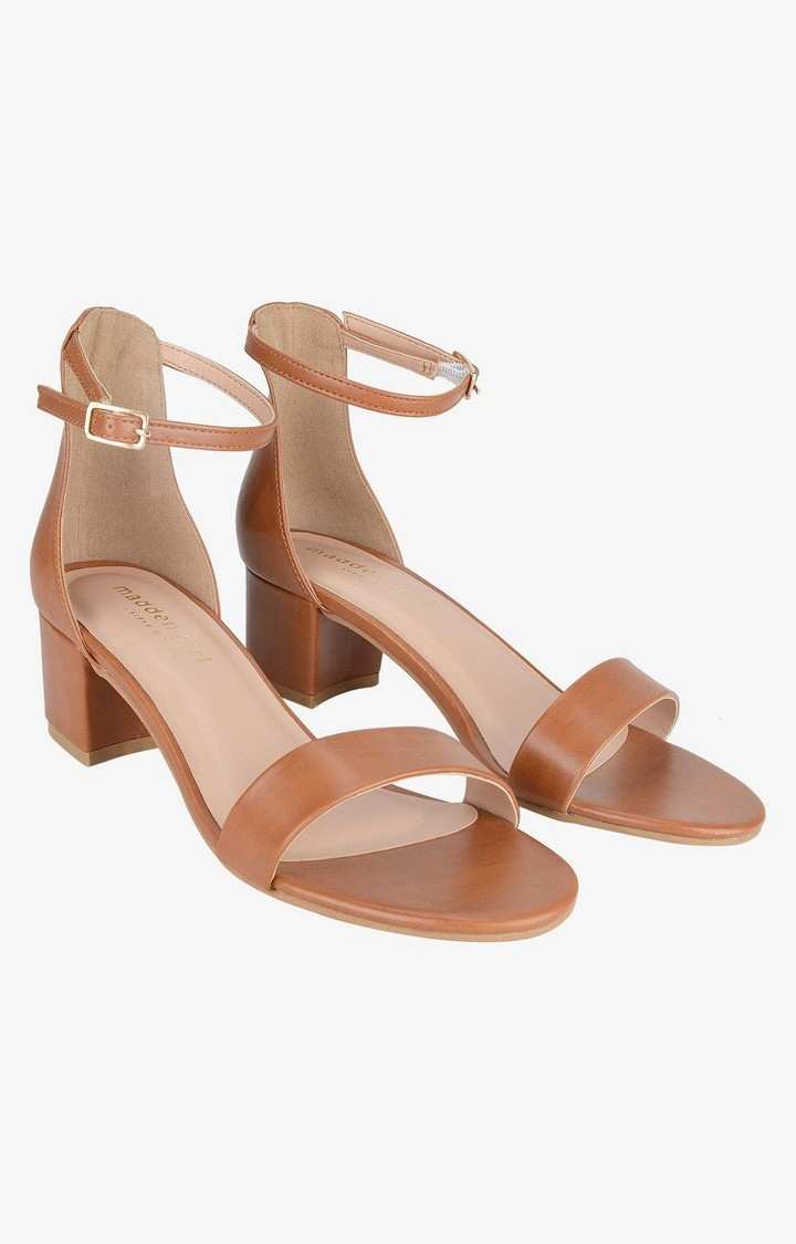 Sm-1354 Natural Heel Sandals