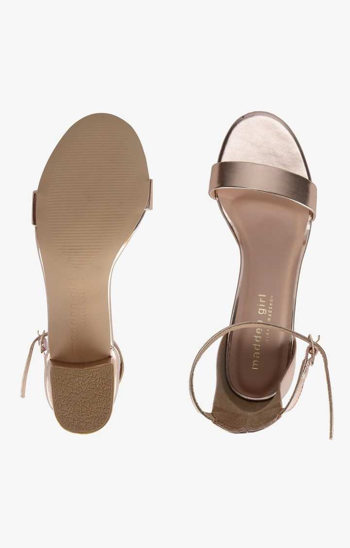 Sm-1354 Gold Heel Sandals