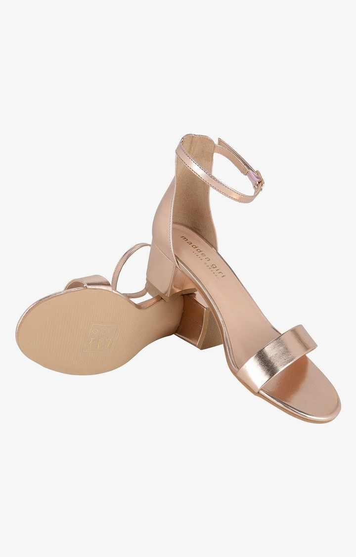 Sm-1354 Gold Heel Sandals