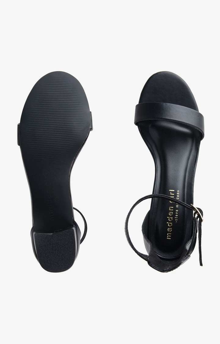 Sm-1354 Black Heel Sandals
