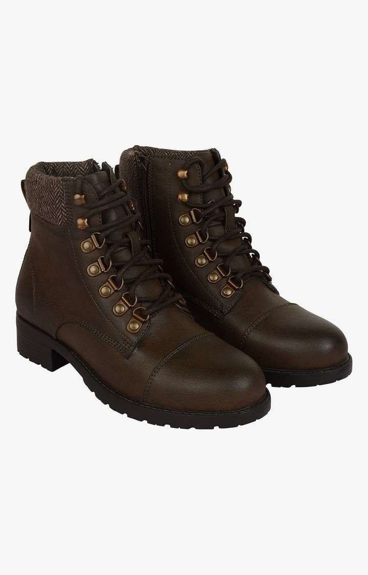 Sm-Fleur Brown Boots