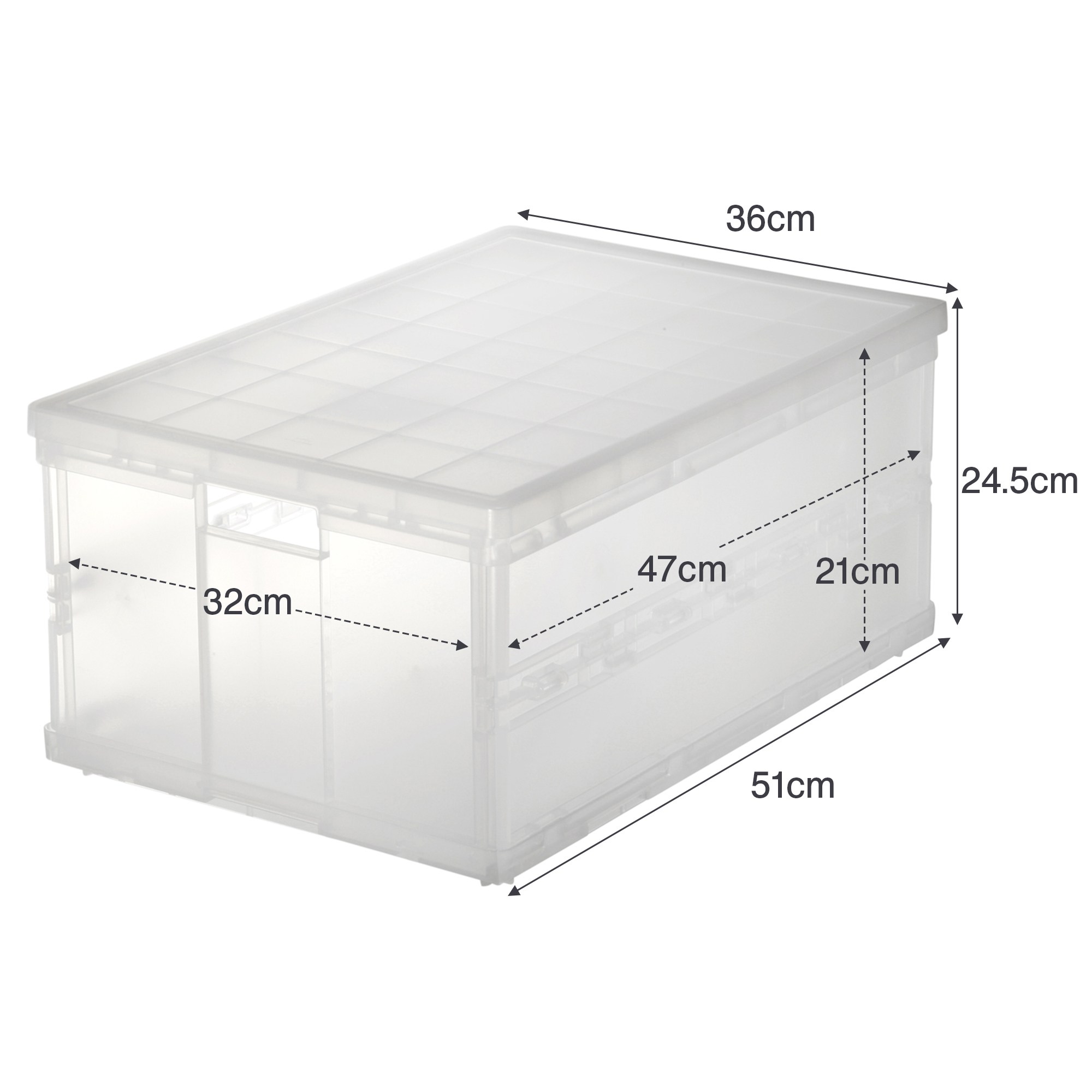PP CARRY BOX / FOLDABLE / L