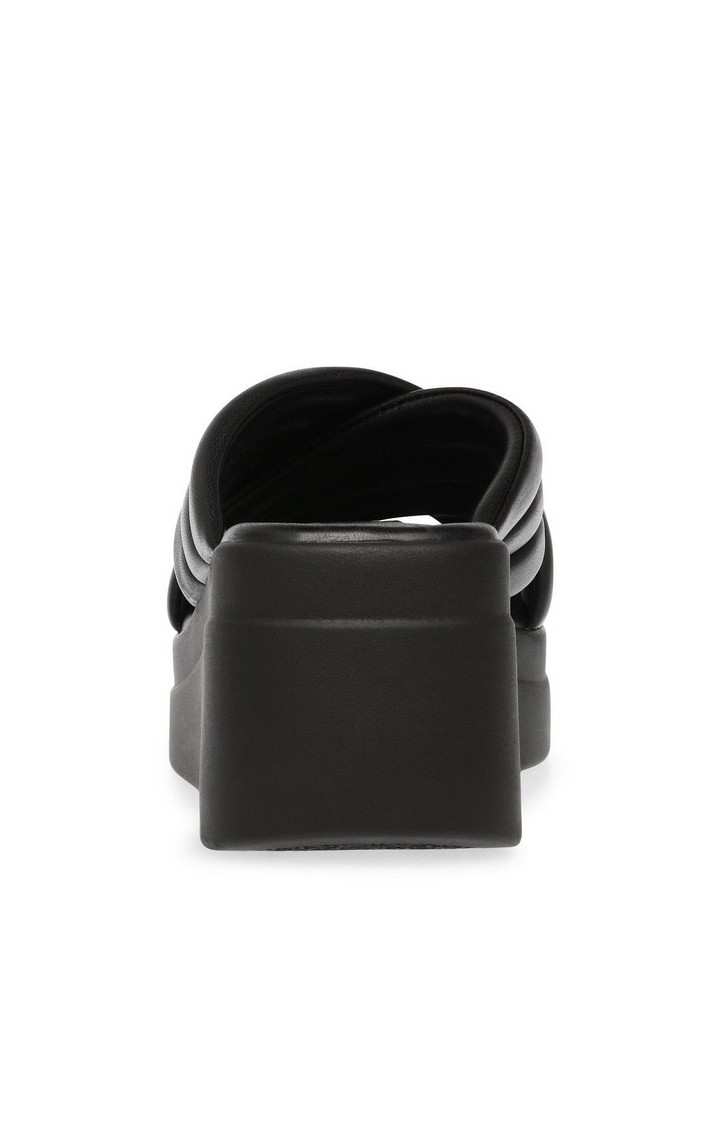 Camellia Black Wedges