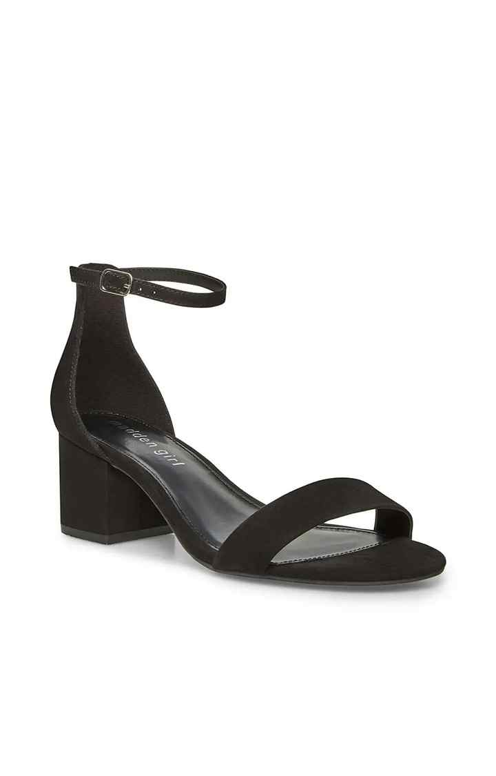 Ileana Black Heel Sandals