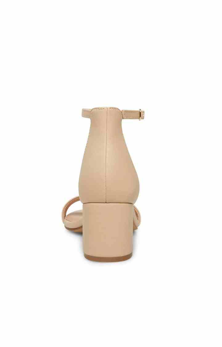 Ileana Beige Heel Sandals