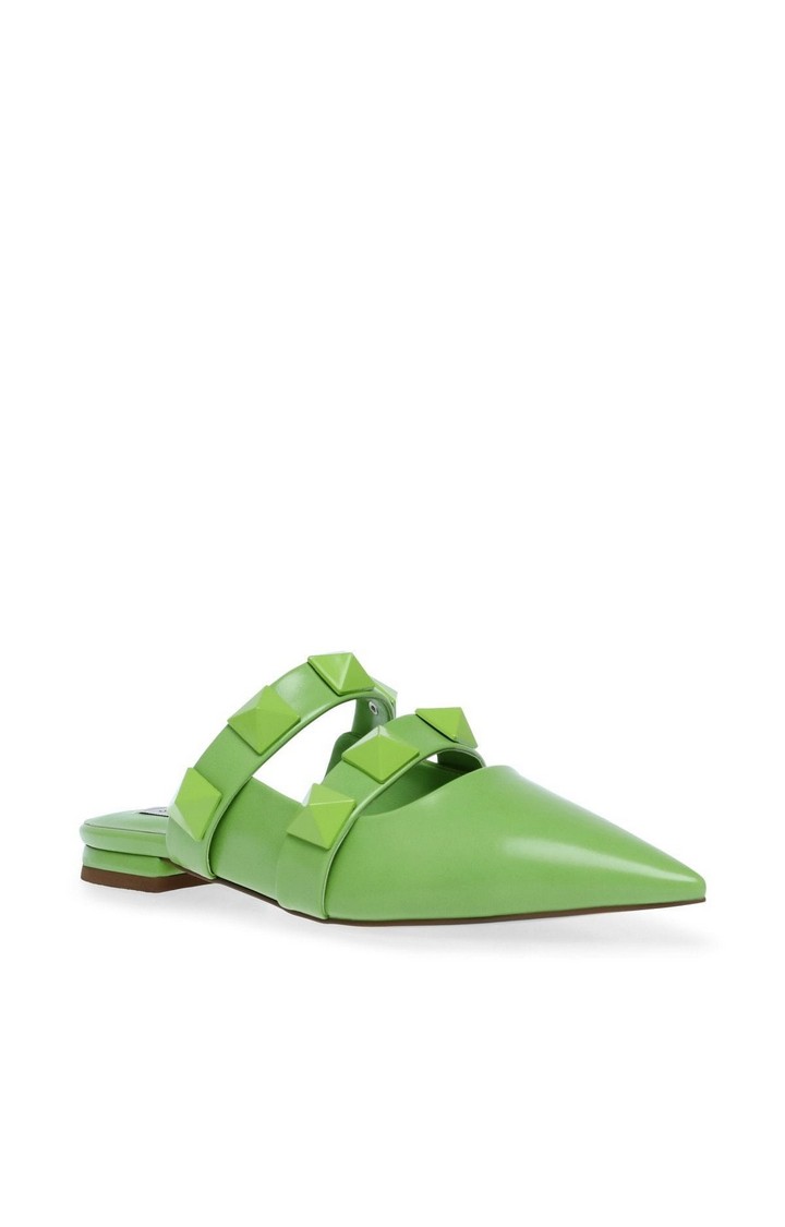 Fantastic Green Closed Flats & Ballerinas
