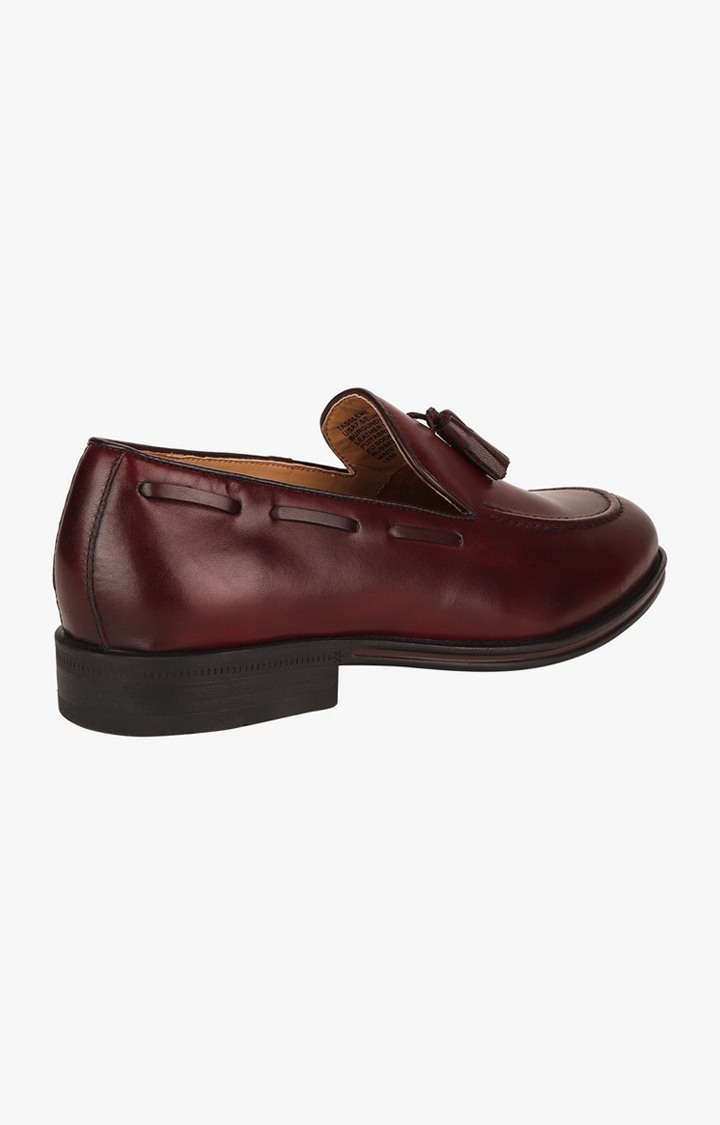 Tassleme Red Driver Loafers