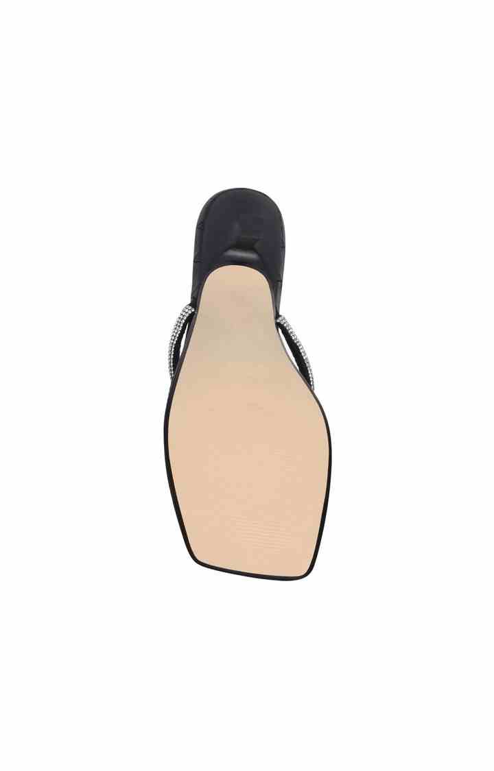 Ravisher Black Heel Sandals