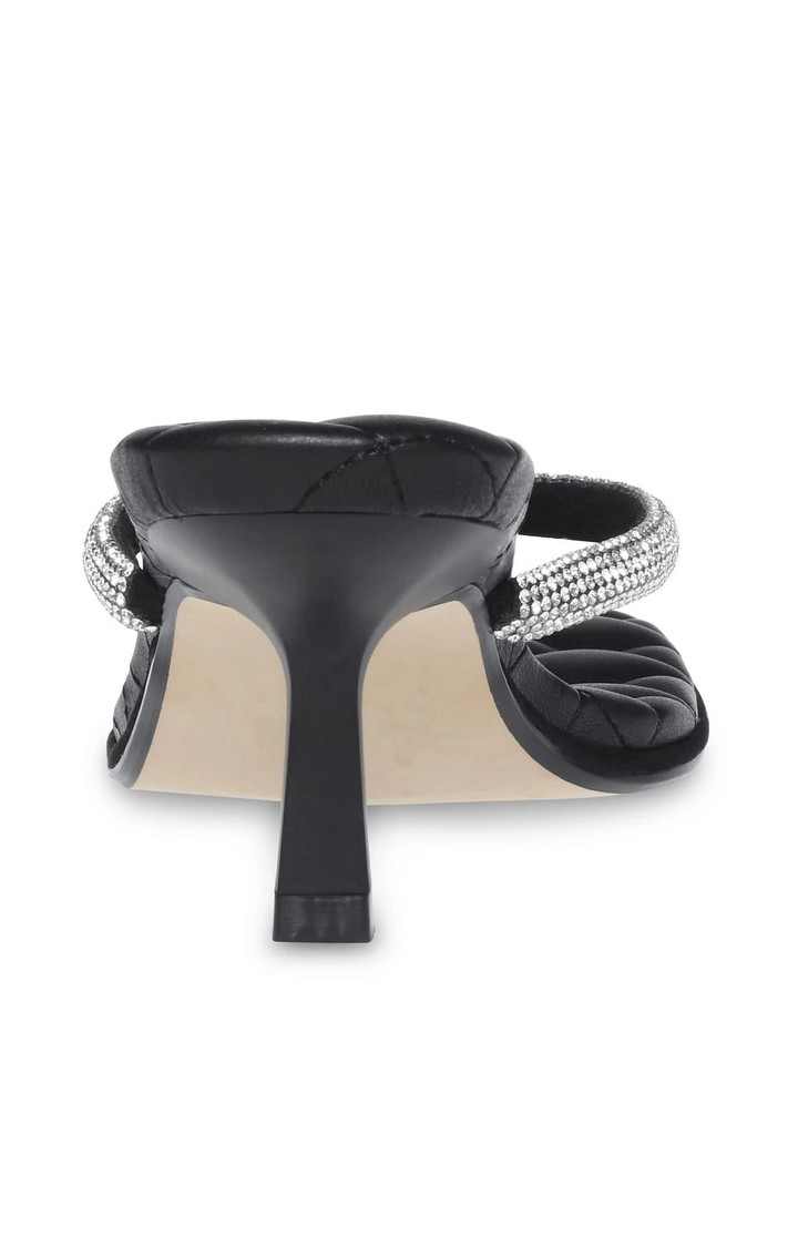 Ravisher Black Heel Sandals