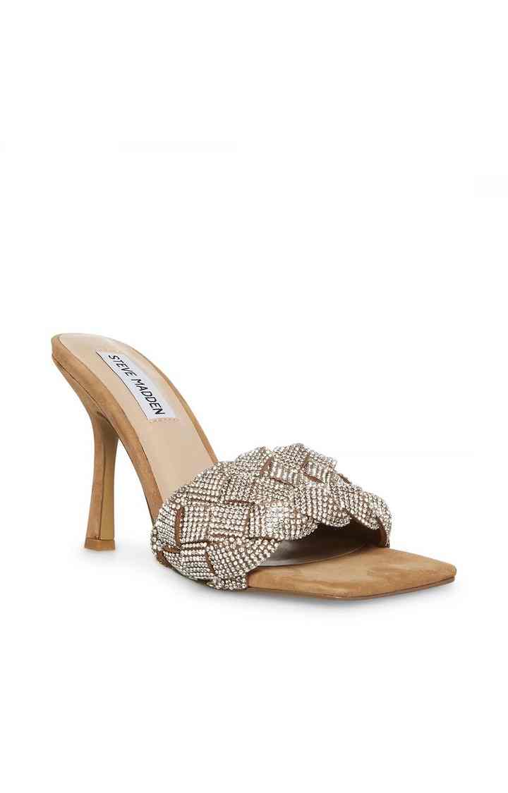 Jazlin Silver Heel Sandals
