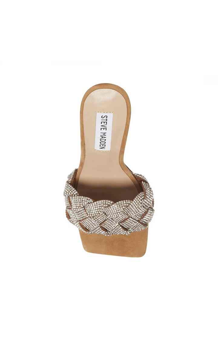 Jazlin Silver Heel Sandals