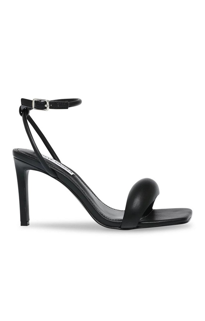 Entice Black Heel Sandals