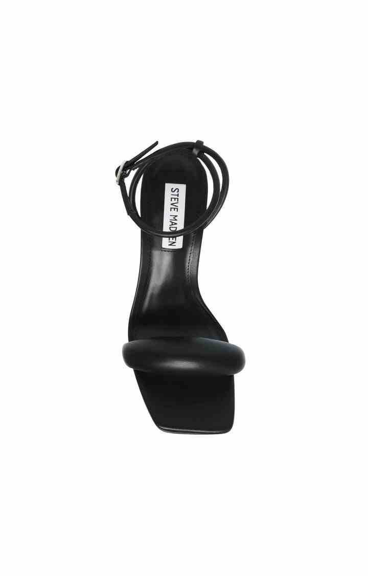 Entice Black Heel Sandals