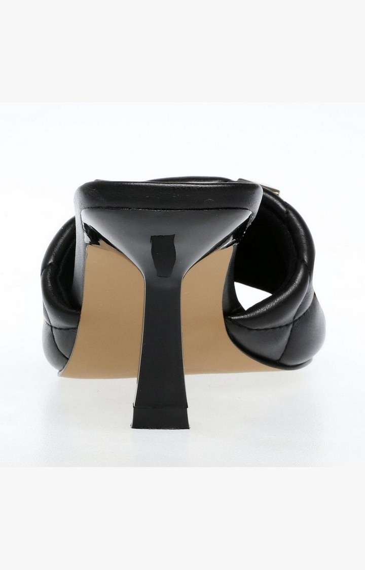 Tracer Black Heel Sandals