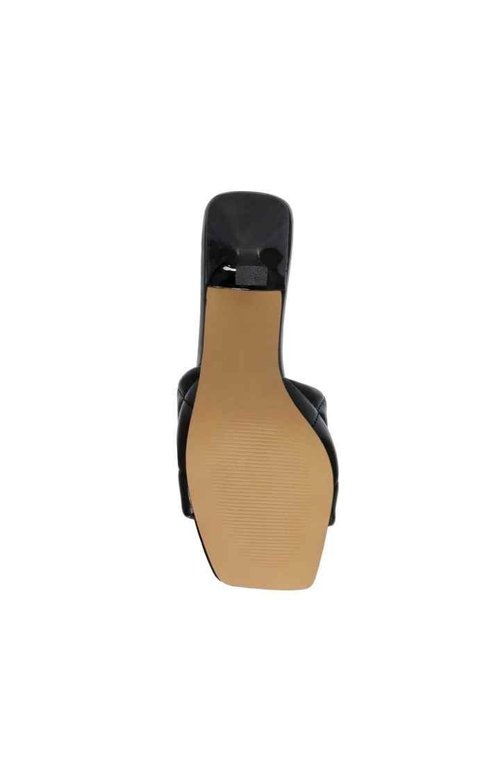 Tracer Black Heel Sandals
