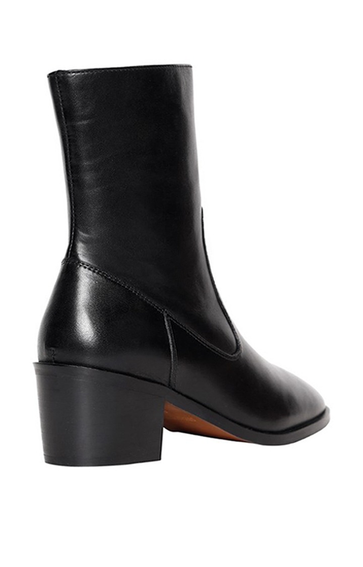 SM-1365 BLACK DRESS HIGH BOOTIE