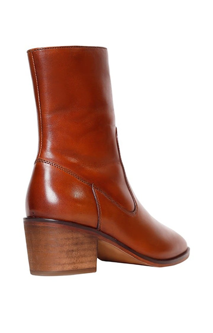 SM-1365 TAN DRESS HIGH BOOTIE