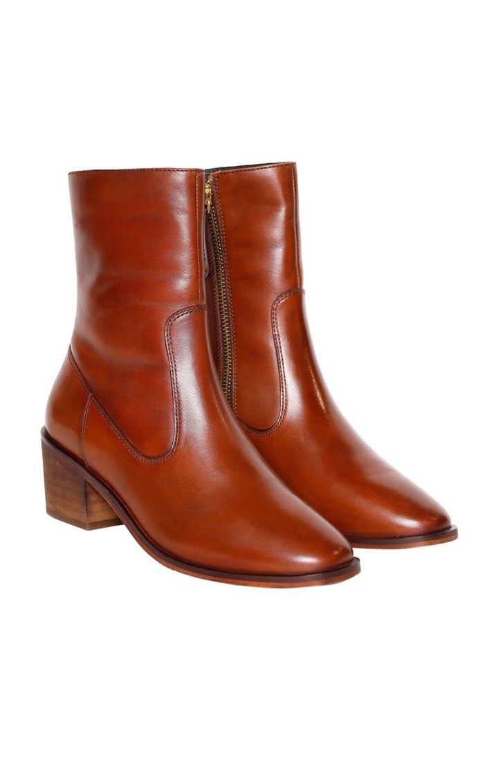 SM-1365 TAN DRESS HIGH BOOTIE