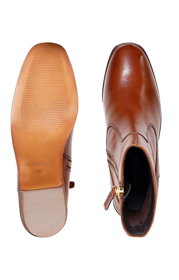 SM-1365 TAN DRESS HIGH BOOTIE