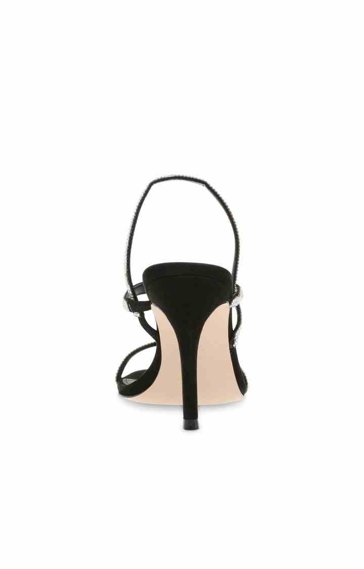 Wise-R Black Heel Sandals