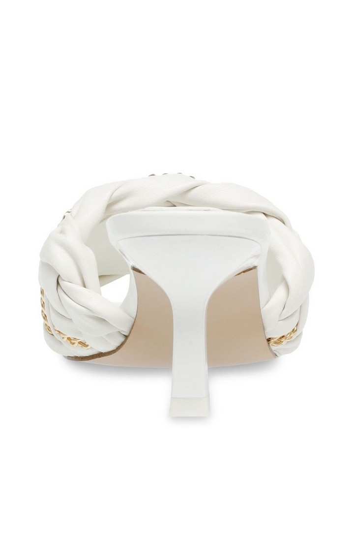 Astir White Heel Sandals