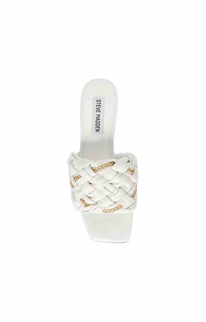 Astir White Heel Sandals