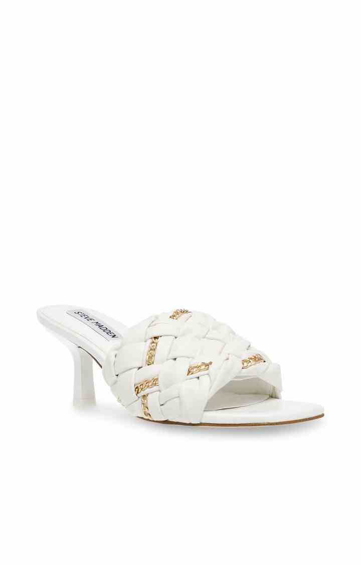 Astir White Heel Sandals