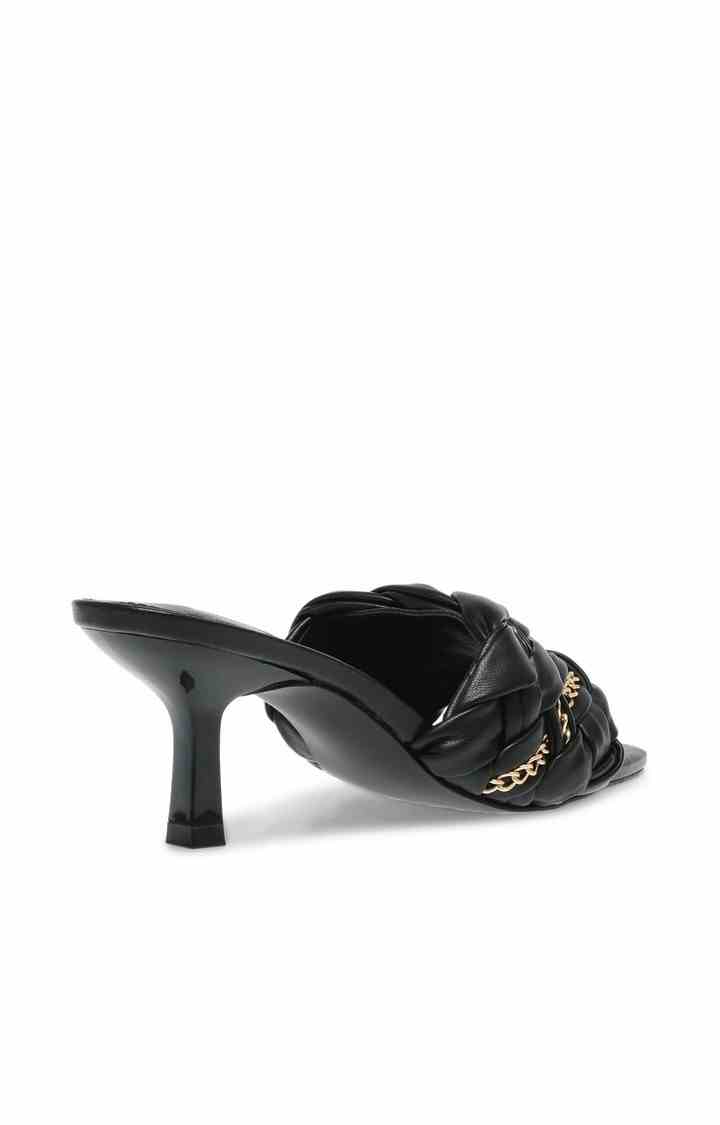 Astir Black Heel Sandals