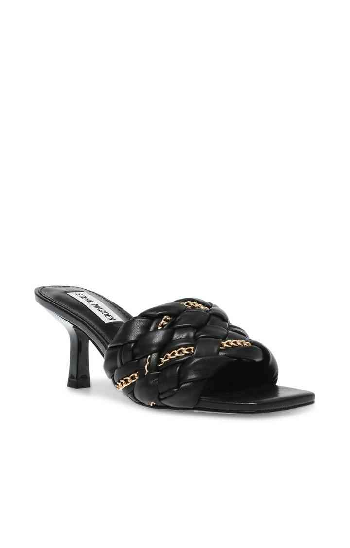 Astir Black Heel Sandals