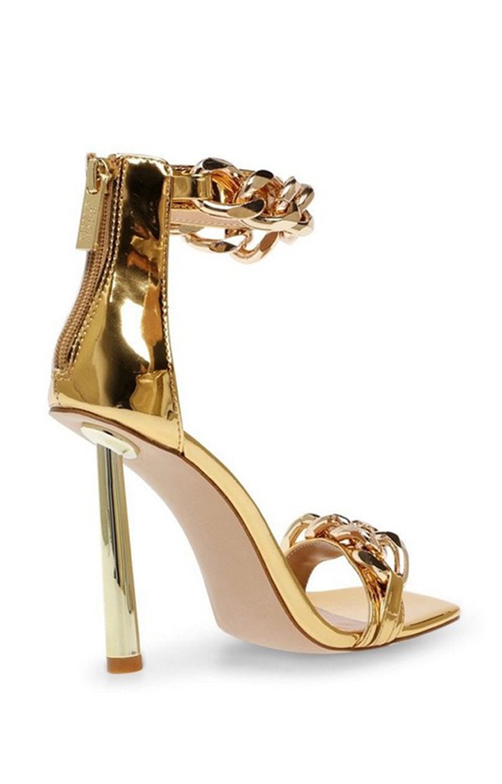 Joisted Gold Heel Sandals
