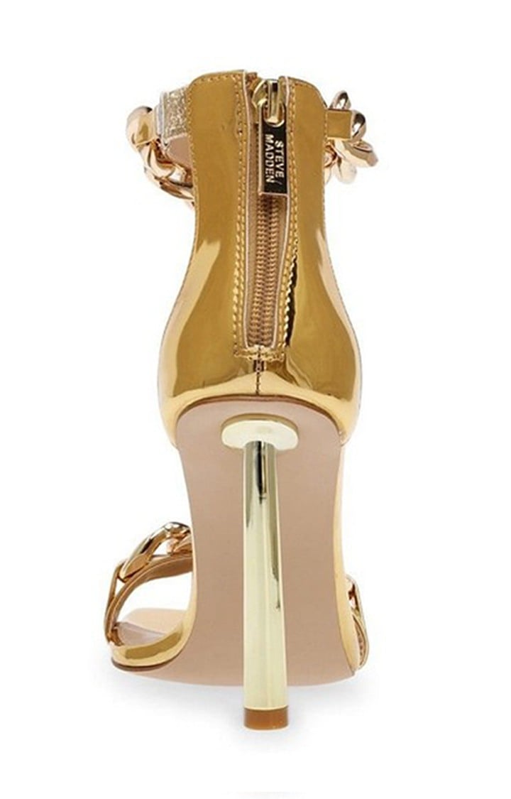 Joisted Gold Heel Sandals