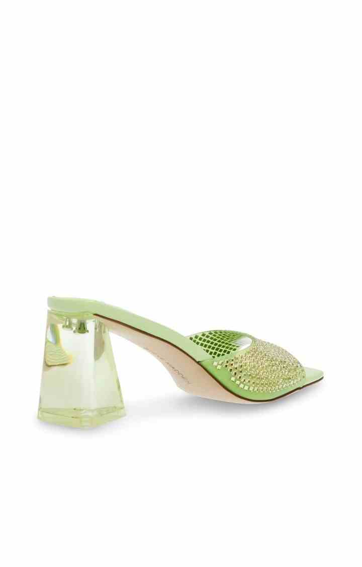 Marseille Yellow Heel Sandals