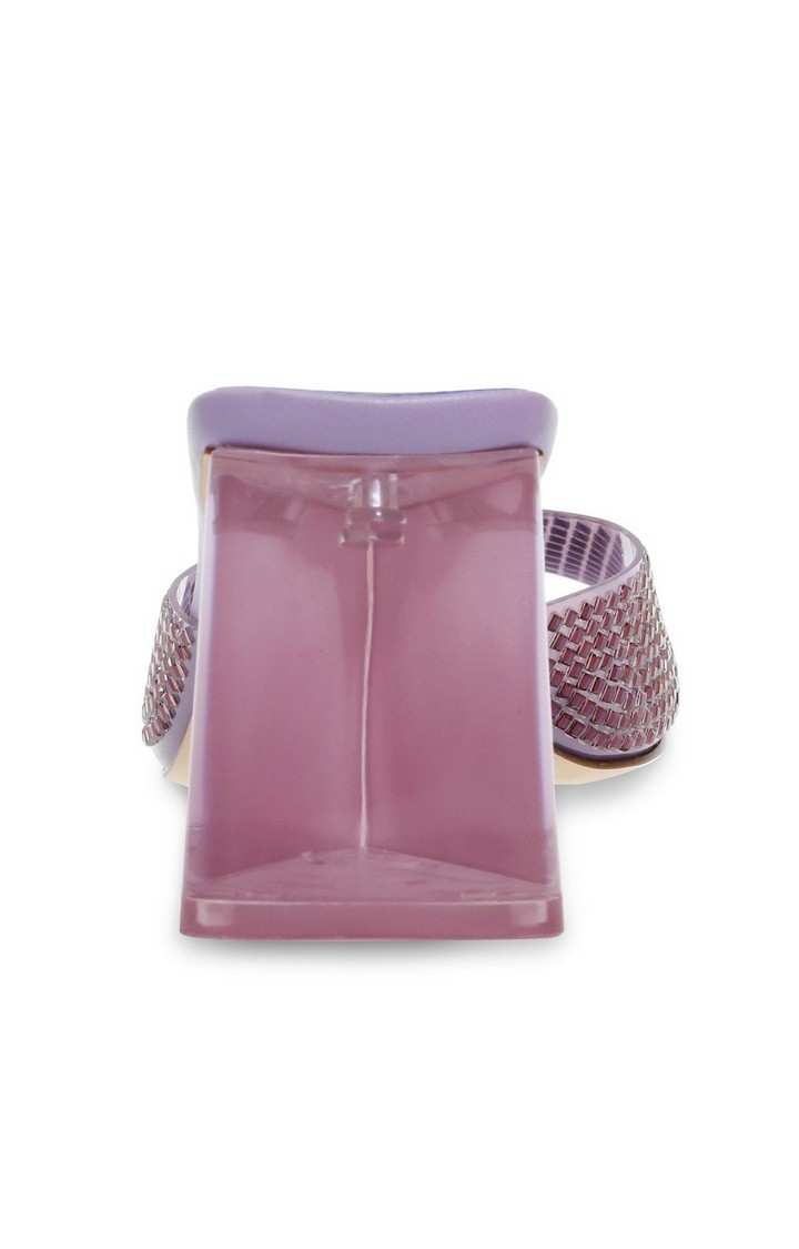 Marseille Purple Heel Sandals