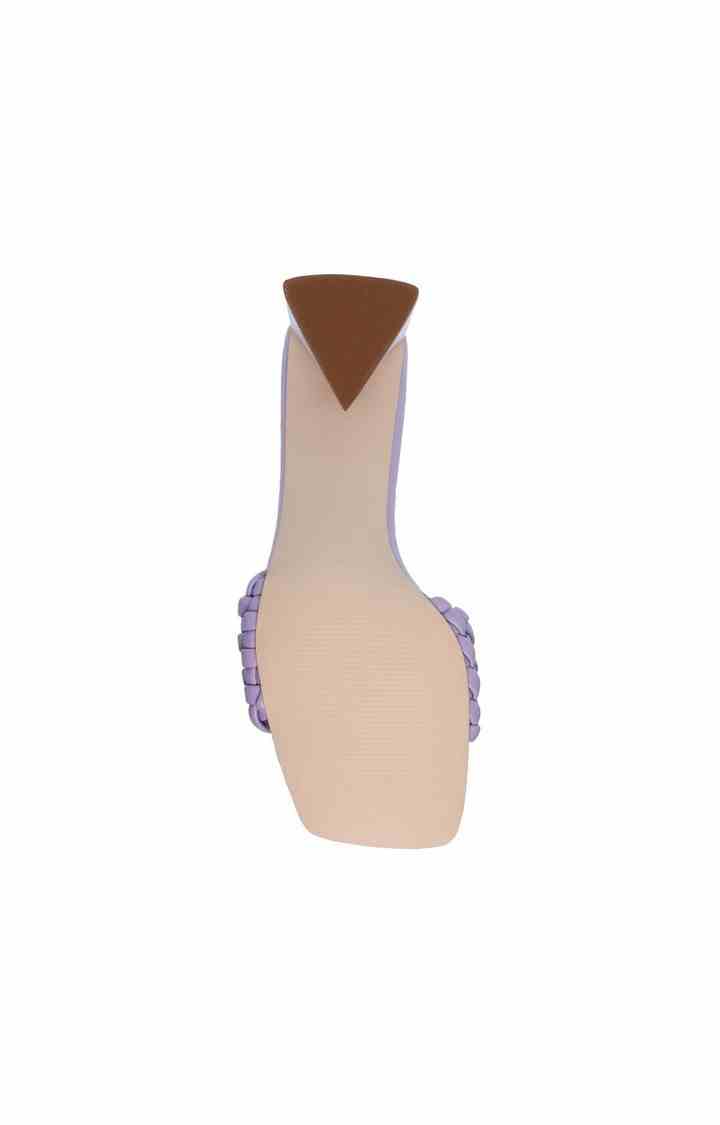 Monte Carlo Purple Heel Sandals