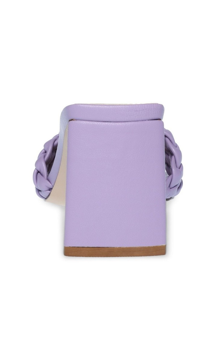 Monte Carlo Purple Heel Sandals