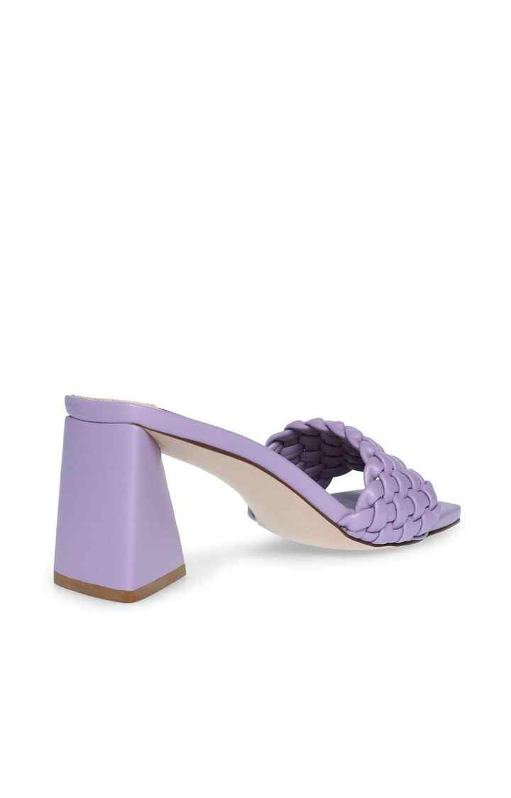 Monte Carlo Purple Heel Sandals