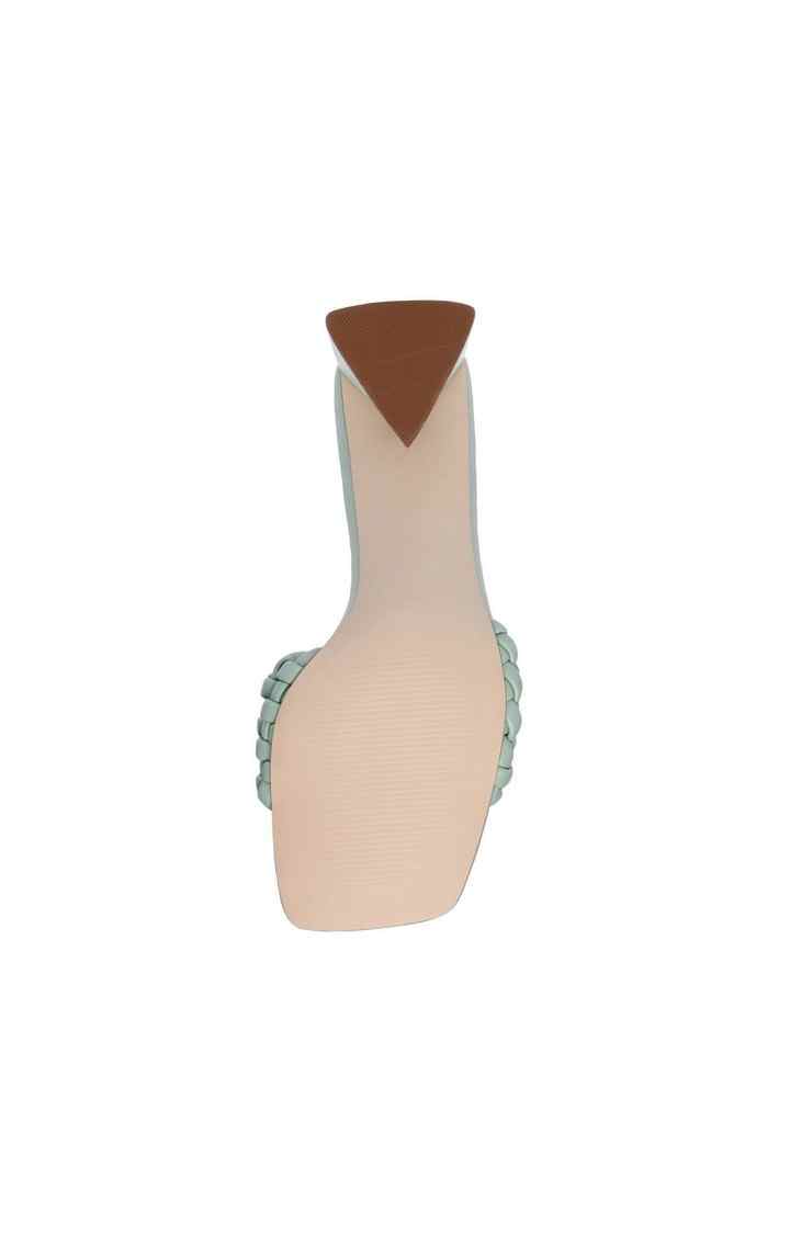 Monte Carlo Green Heel Sandals
