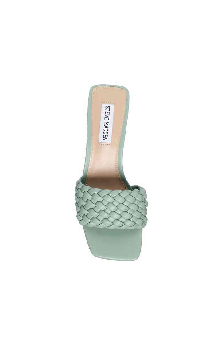 Monte Carlo Green Heel Sandals