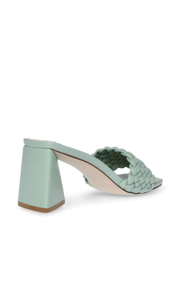 Monte Carlo Green Heel Sandals